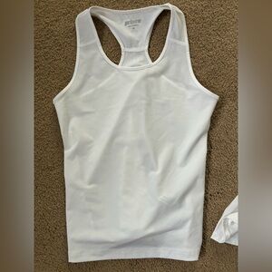 Prince White Mesh Racerback Tennis Tank